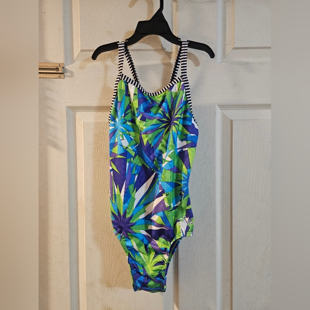 DOLFIN UGLIES PRINTED SWIMSUIT: EUC: SIZE 14